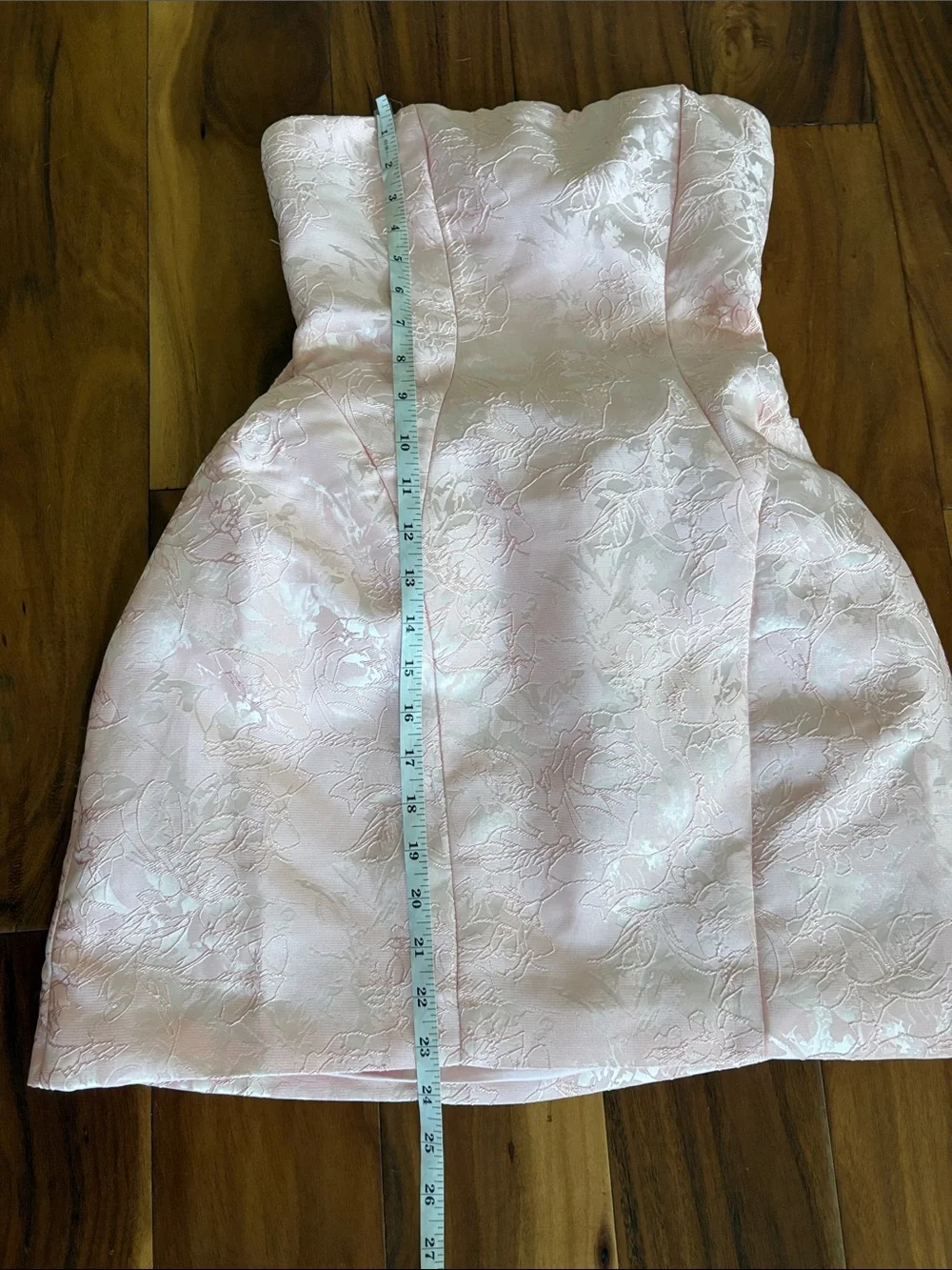 Babyboo ELENORA MINI DRESS BLUSH Bow Back Corset Size Small - Picture 10 of 11